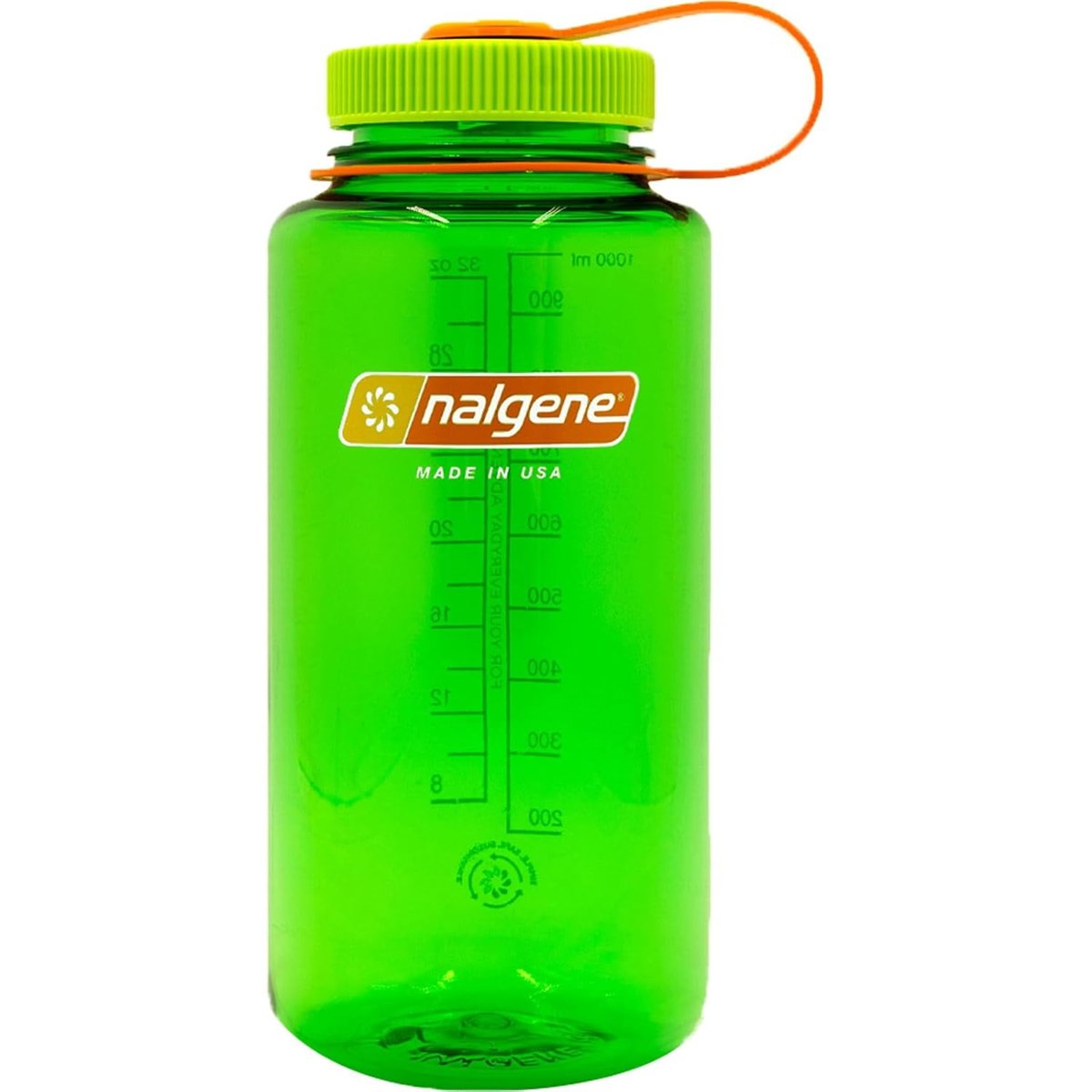 Nalgene Üniseks – Yetişkin WH Sustain içecek şişesi, kavun topu, 1 l
