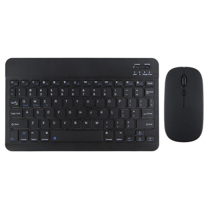 Valkyrie Bluetooth Ios Ipad Android Windows Uyumlu Klavye Mouse Seti - Sessiz - Şarjlı - Combo - Ultra İnce - Türkçe - Kablosuz Siyah