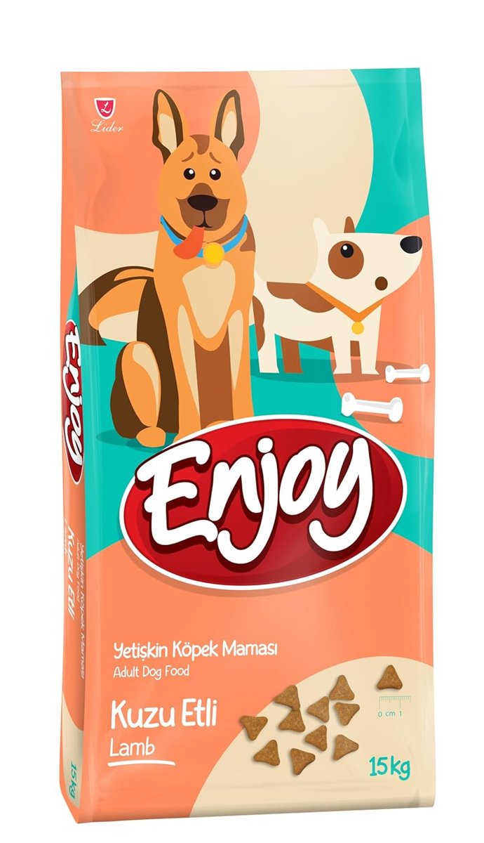 Enjoy Kuru Köpek Maması, LR Kuzu Etli ve Pirinçli, Yetişkin 20/9, 15 Kg