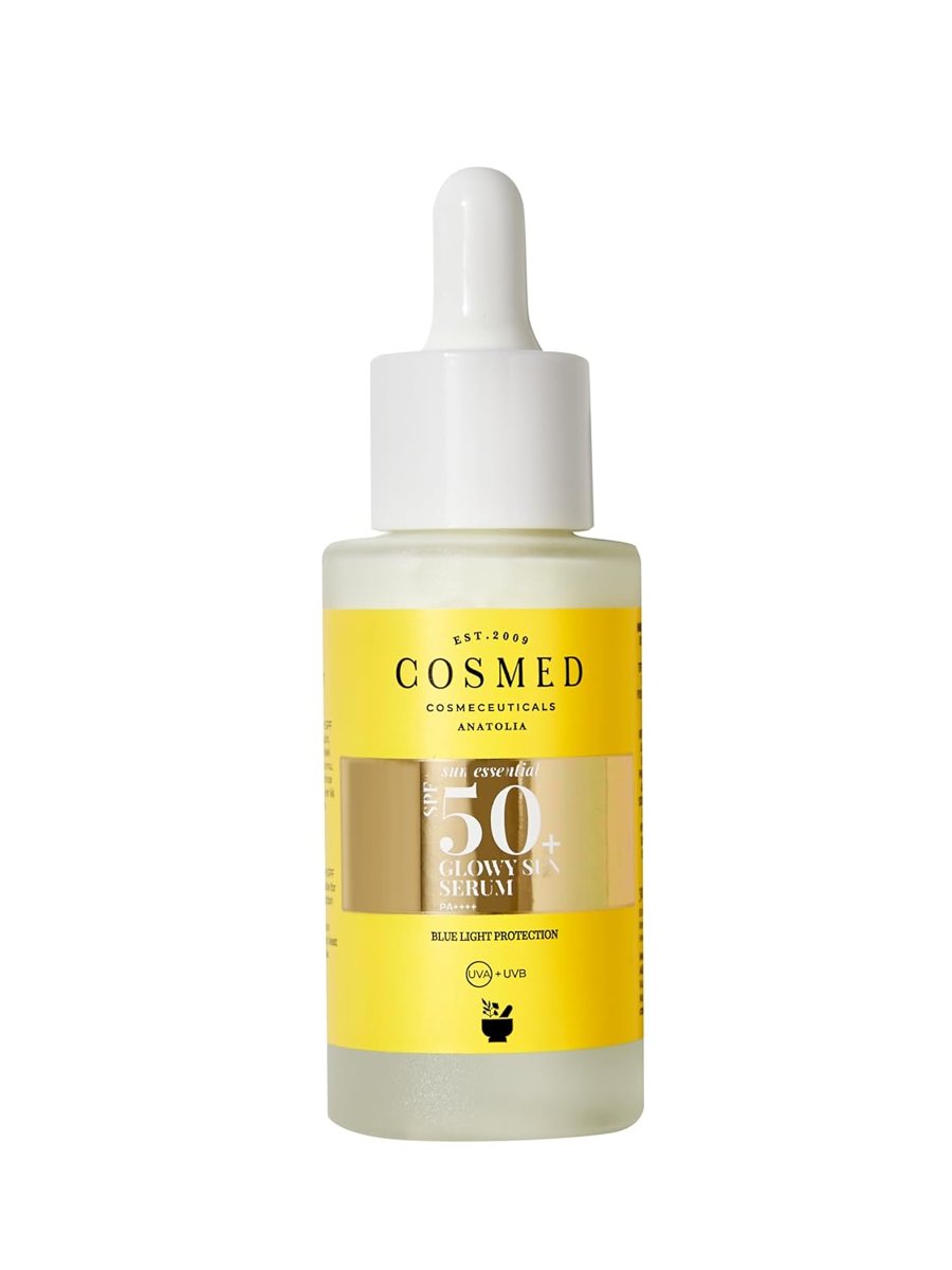 Cosmed Güneş Koruyucu SPF50 Sun Serum - Makyaj Altı - SPF50+ Glowy Sun Serum - 50 ml