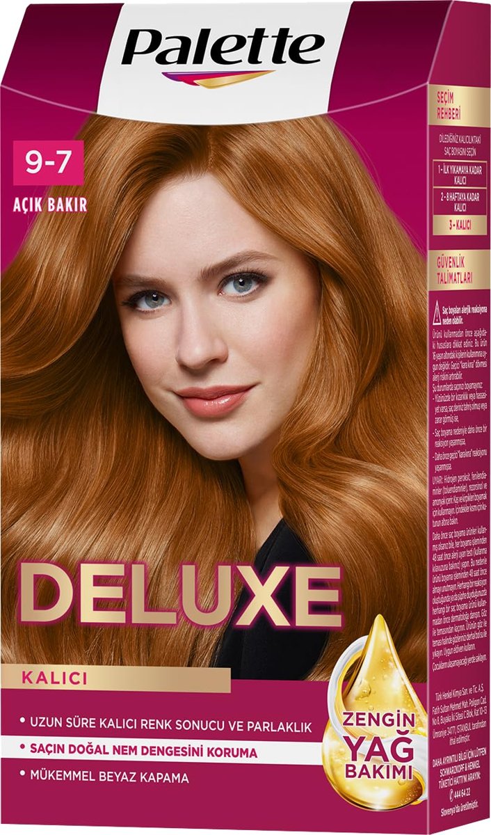 Palette Deluxe Saç Boyası 9-7 Açık Bakır 50 Mililitre