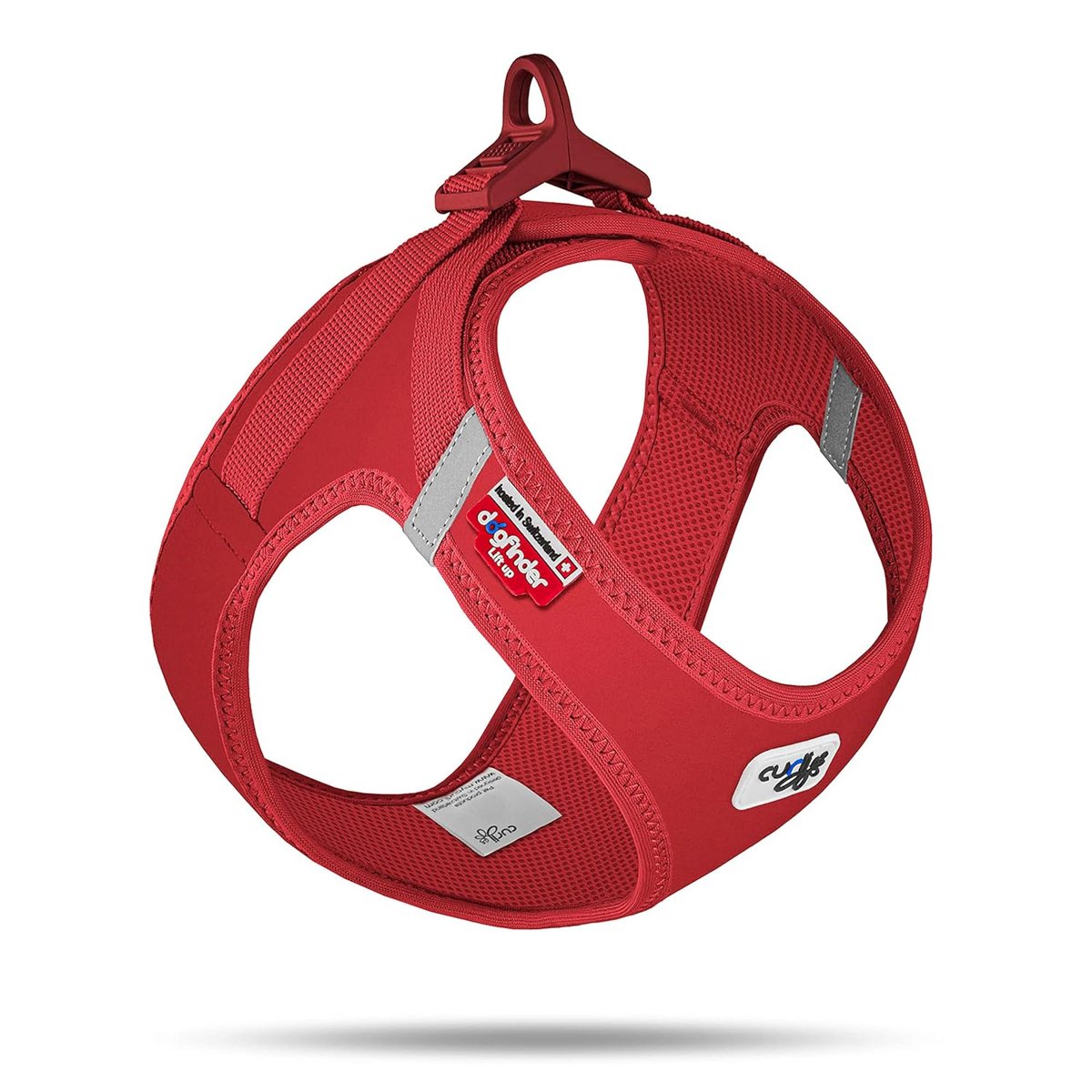 CURLI VEST HARNESS CURLI CLASP SOFTSHELL RED 2XS