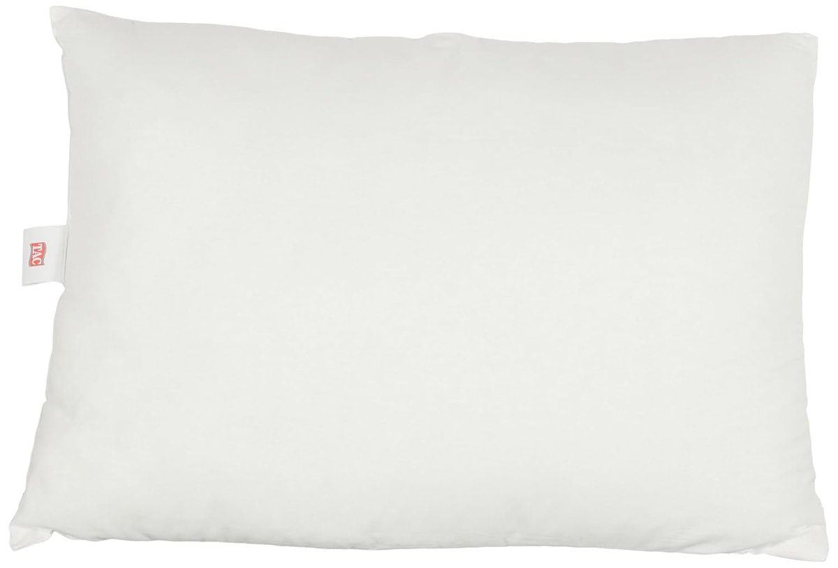 Taç Comfort Düz Dış Kumaş:%100 Pamuk, İç Dolgu: Boncuk Elyaf Yastık, Beyaz, 50x70 cm
