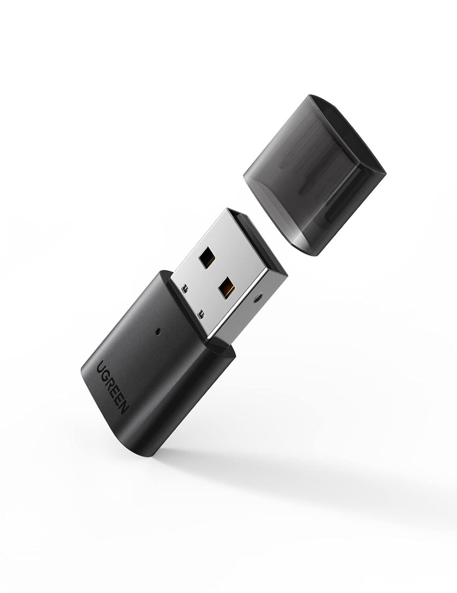 Ugreen Mini USB Dongle Bluetooth 5.0 Adaptör Siyah