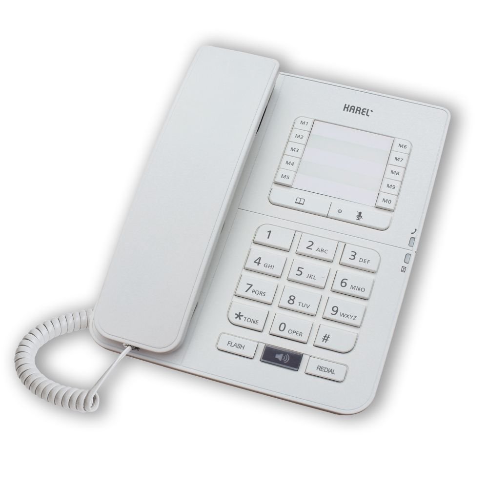 Karel TM142 Krem TM142 Krem Kablolu Telefon Beyaz