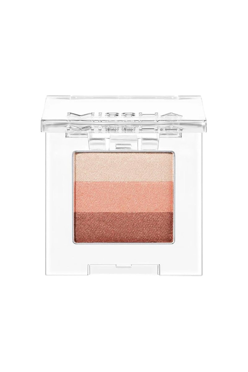 MISSHA Yumuşak Dokulu, Dökülme Yapmayan 3 Renkli Göz Farı Triple Shadow No.6 (MARSALA RED)