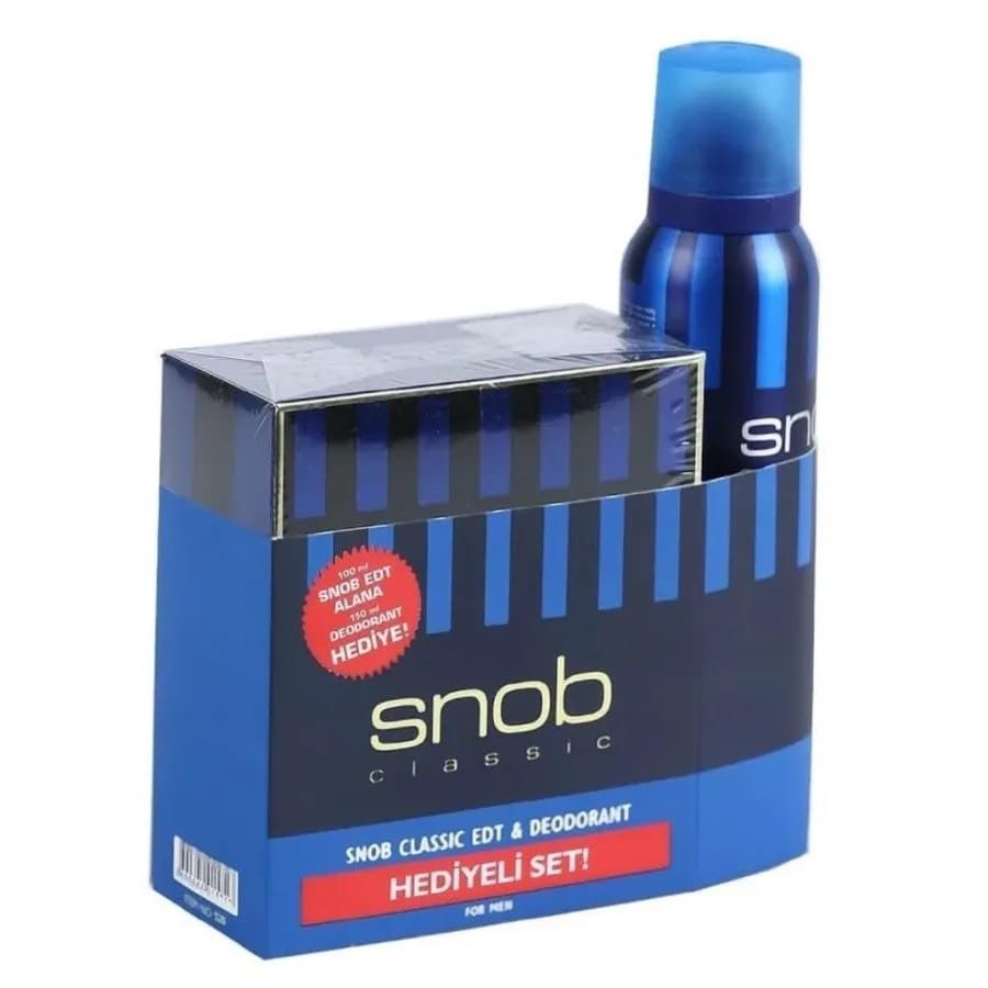Snob Classic Eau De Toilette  Deodorant Seti