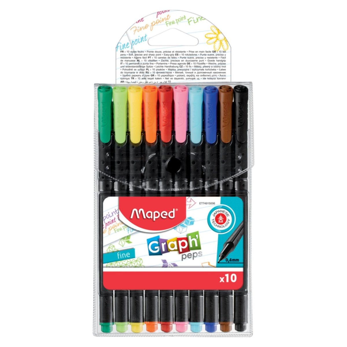 Maped Ofis Ve Kırtasiye 749150 Keçeli Kalem 10'lu Paket