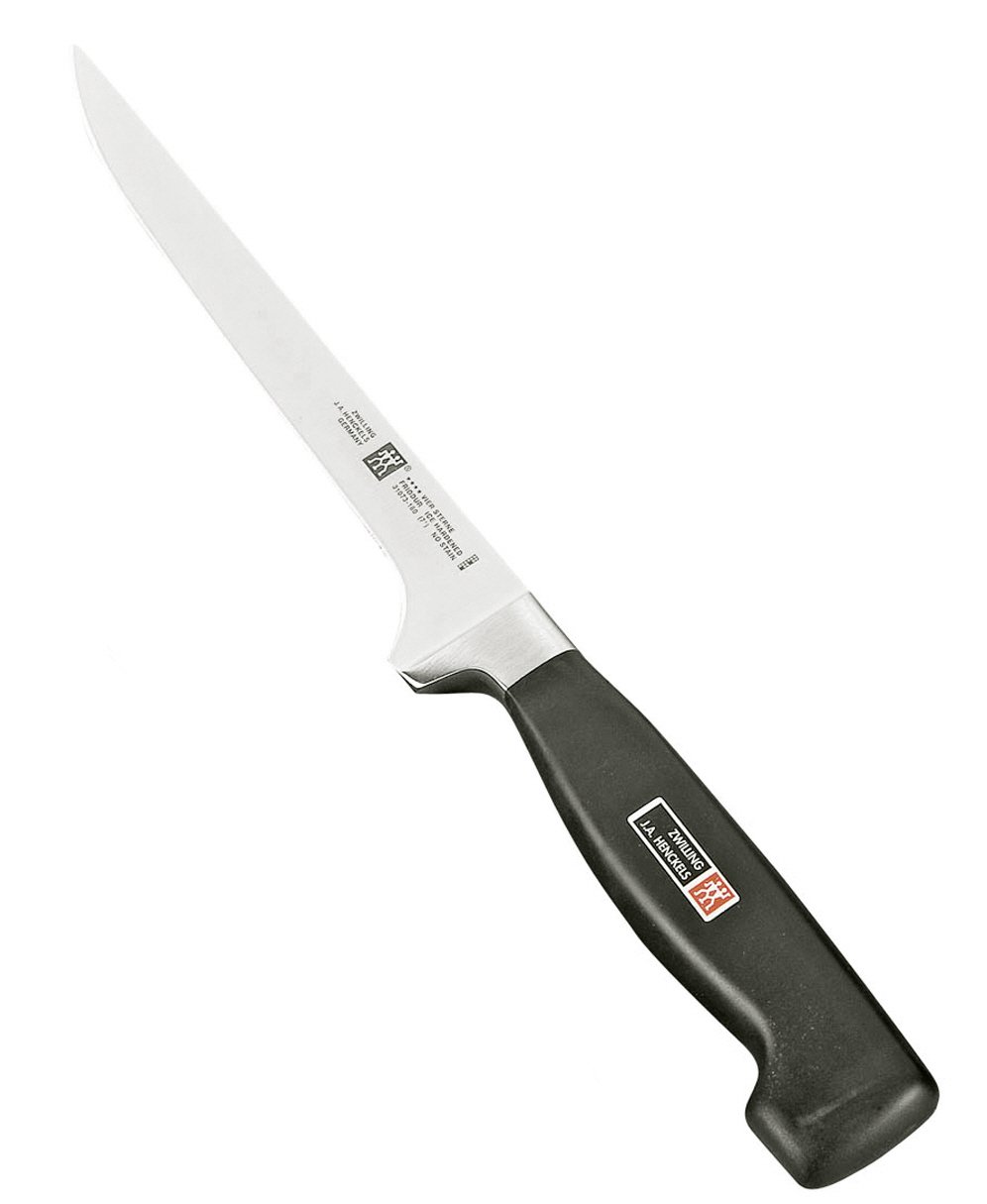 Zwilling Four Star Fileto Bıçağı, Paslanmaz Çelik, Siyah