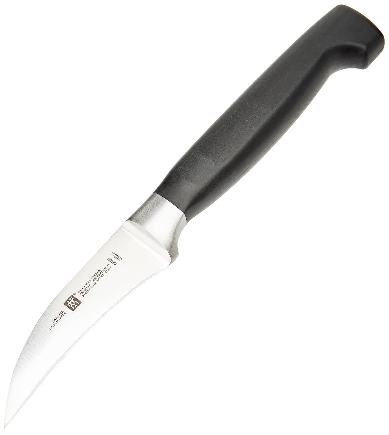 Zwilling Four Star Soyma Bıçağı, Paslanmaz Çelik, Siyah