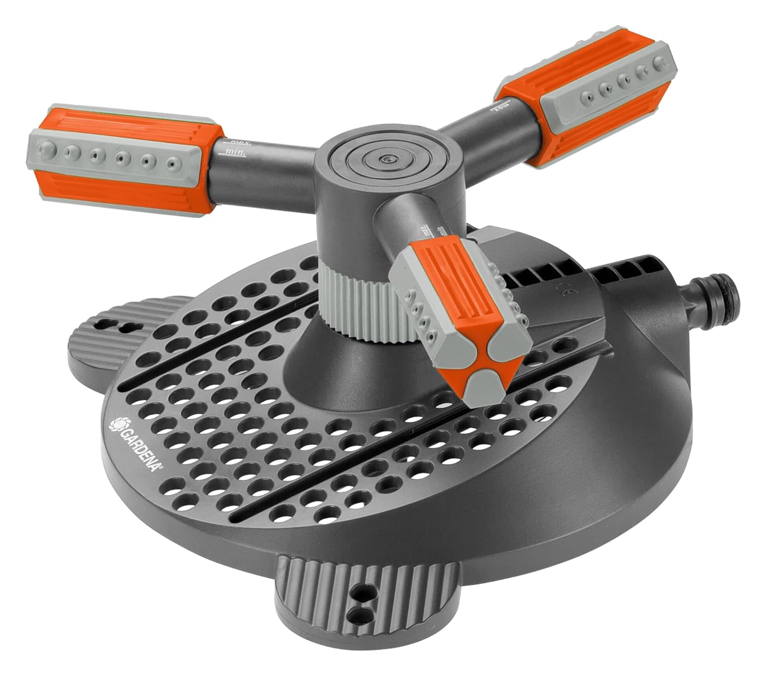 Gardena Comfort Dairesel Yağmurlama Makinesi Mambo: Eşit sulama için çim fıskiyesi, döndürülebilir hassas başlık başlıkları, maks. 310 m²'ye kadar yüzeyler için, entegre kir süzgeci, maksimum sulama