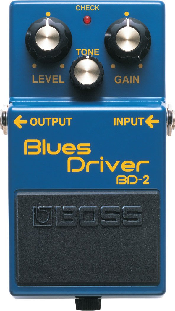 BOSS BD-2 Blues Sürücüsü Gitar Efektleri Pedalı, Mavi
