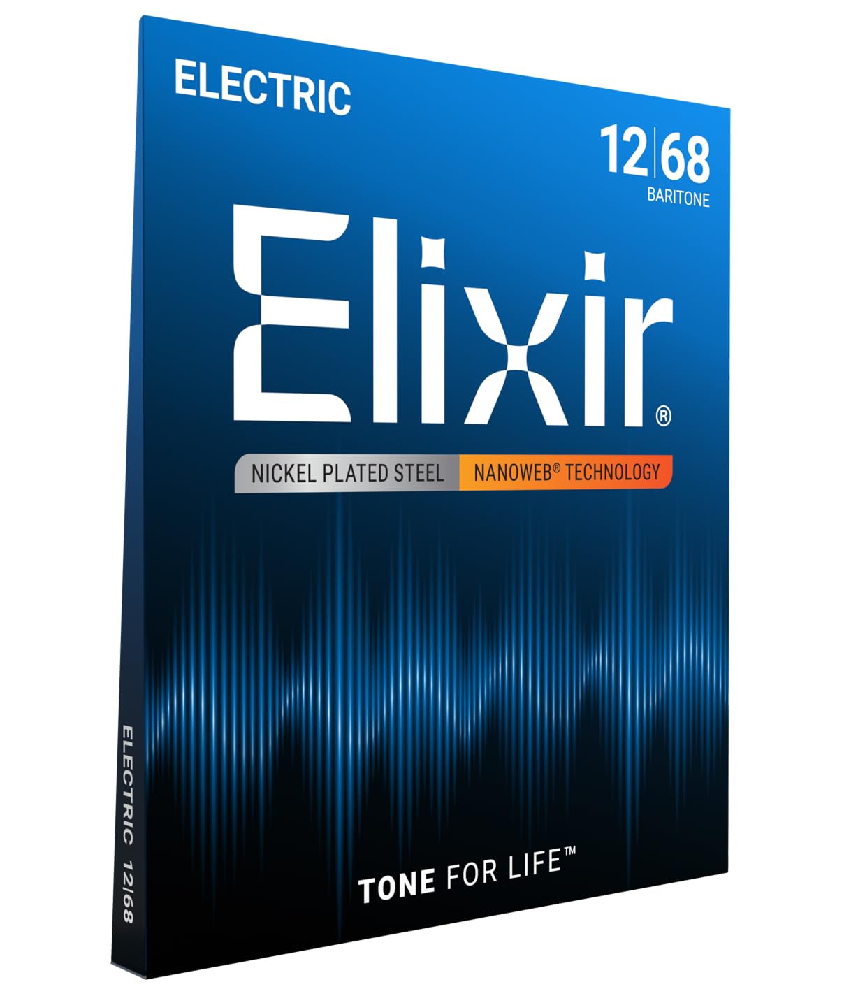 Elixir 012-068 Baritone NanoWeb Elektro Gitar Teli (12302)