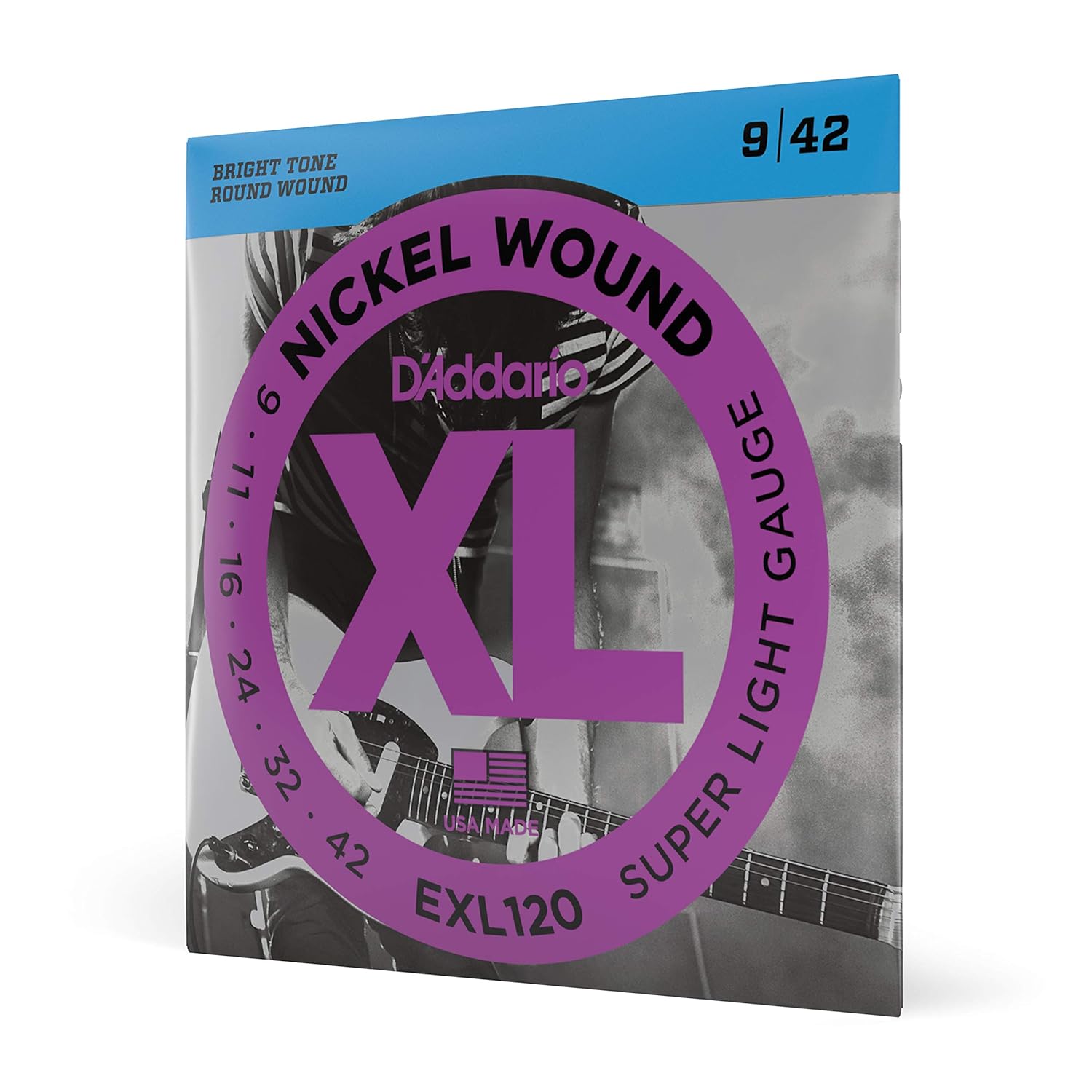 D'Addario Exl120 Elektro Gitar Tel Seti, Xl, 9-42, Nickel Wound, Su