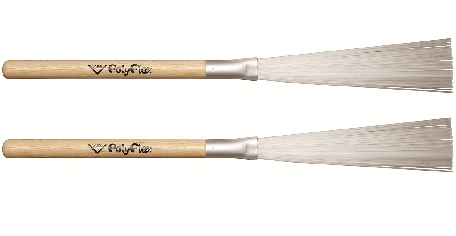 Vater PFLX 5A Poly Flex Davul Fırçaları, Çift
