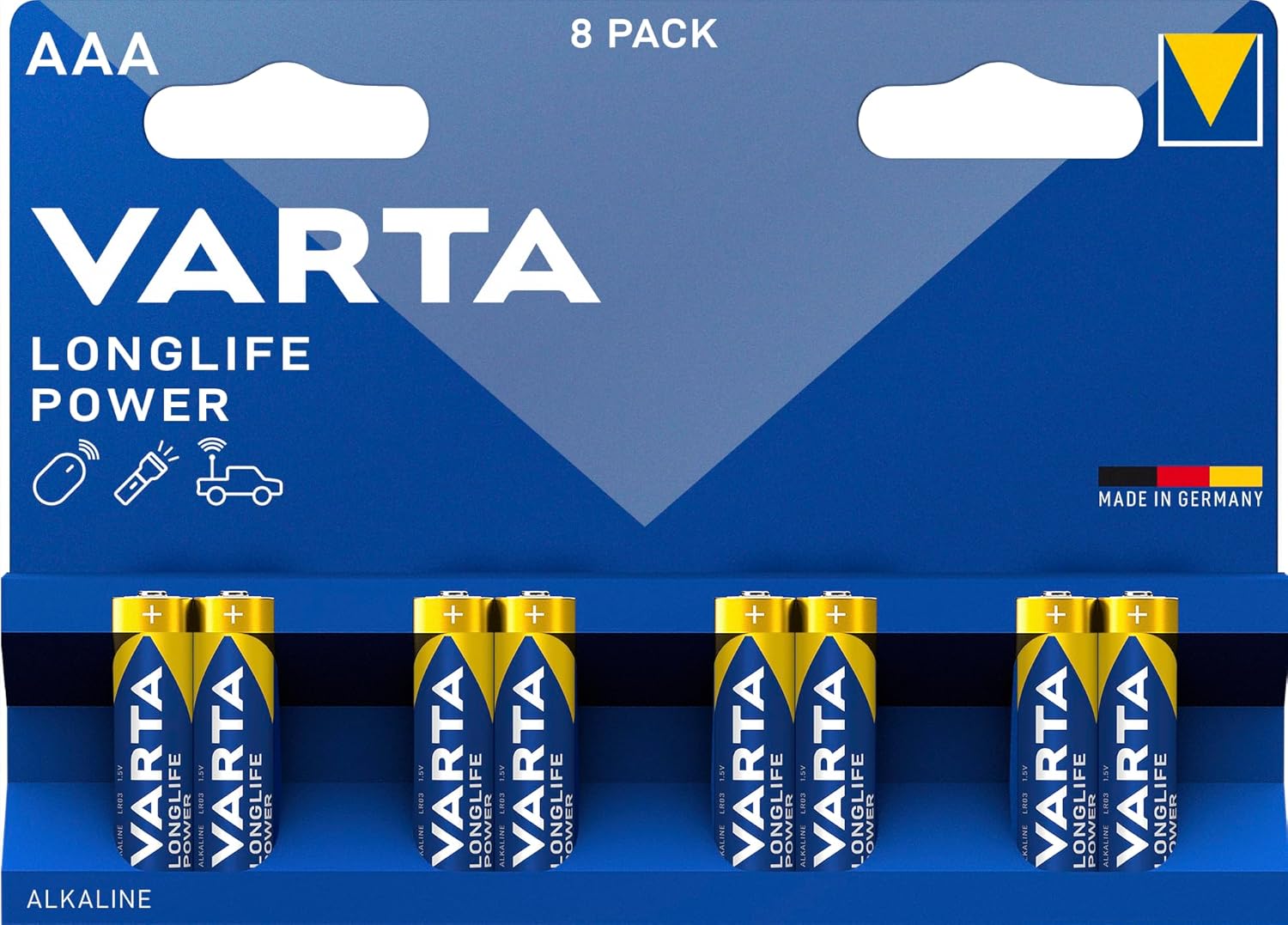 VARTA Longlife Power AAA Alkalin 8'li paket