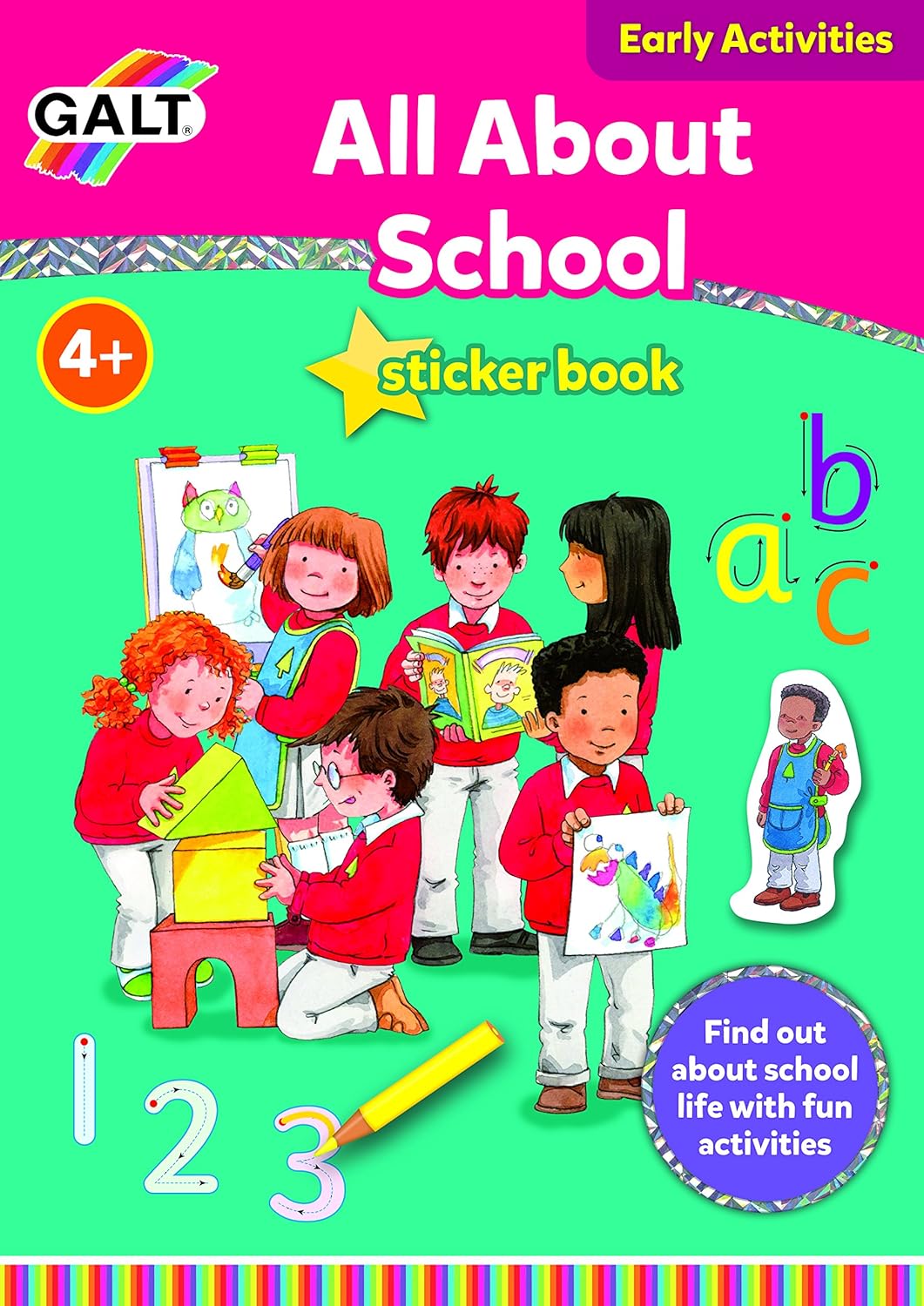 Galt All About School 4 Yaş+ Aktivite Kitabı (L3123H)