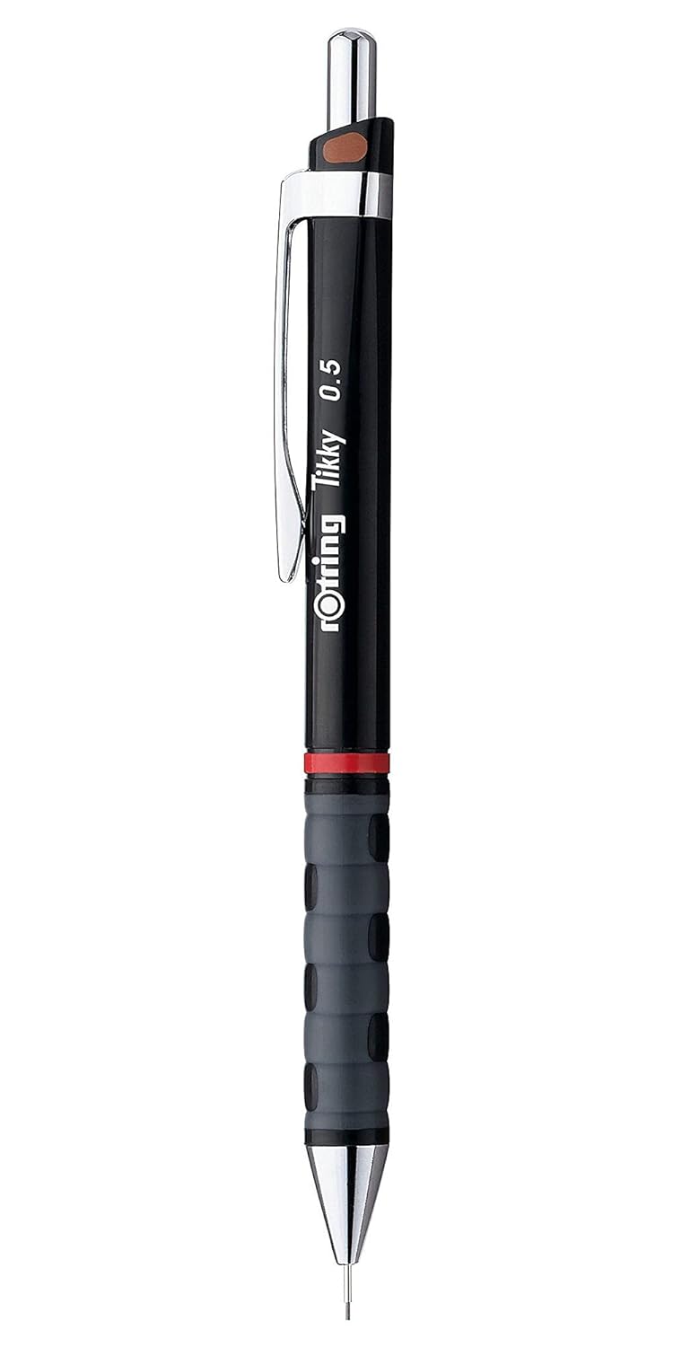 Rotring Tikky Versatil, Uçlu Kalem 0.5 mm, Siyah