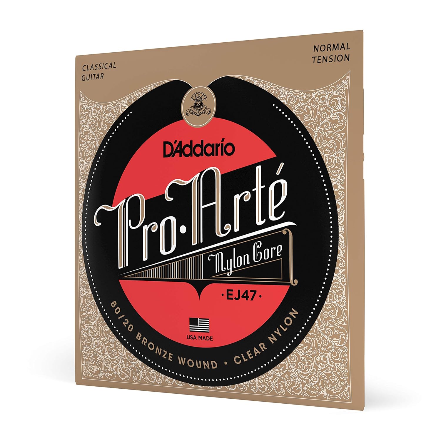 D'Addario Ej47 Klasik Gitar Tel Seti, Pro-Arte, 80/20 Bronze Woun
