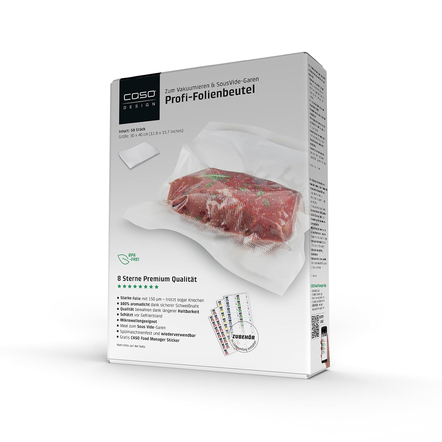 Caso Vakum Poşeti 30x40 cm 50 Adet