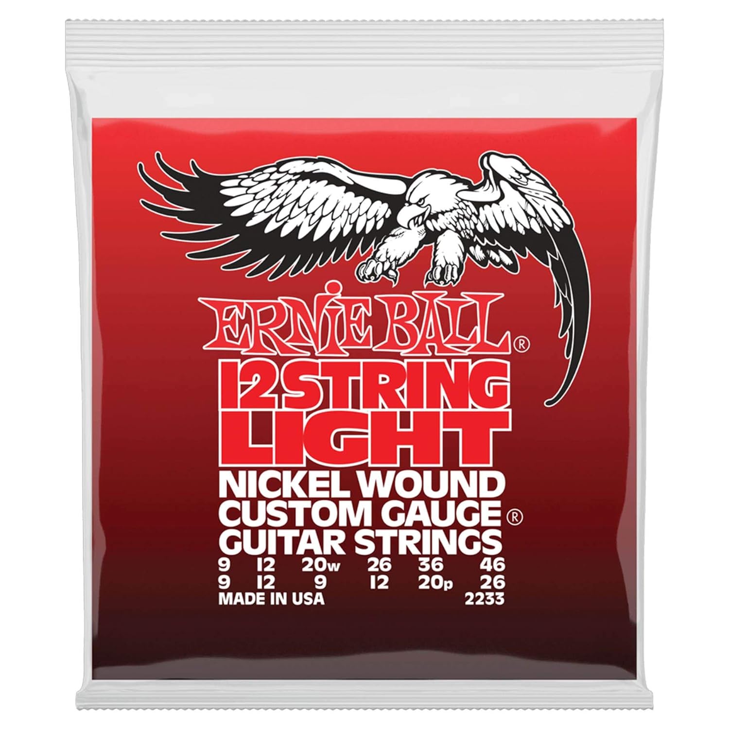 Ernie Ball Nikel Sargı 12 Tel (09-46/11-52)09-46 Light