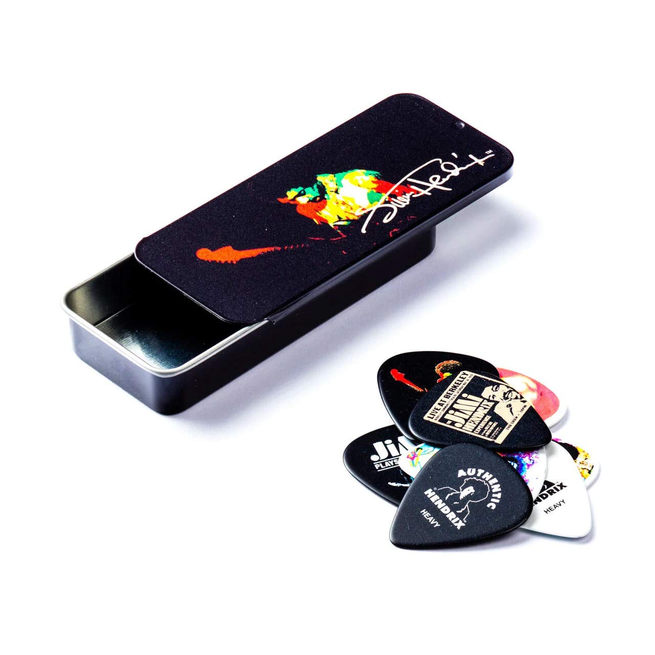 Médiators Jim Dunlop Heavy Jimi Hendrix Band of Gypsys ağır boîte de 12 Boite de 12 bant of Gypsys