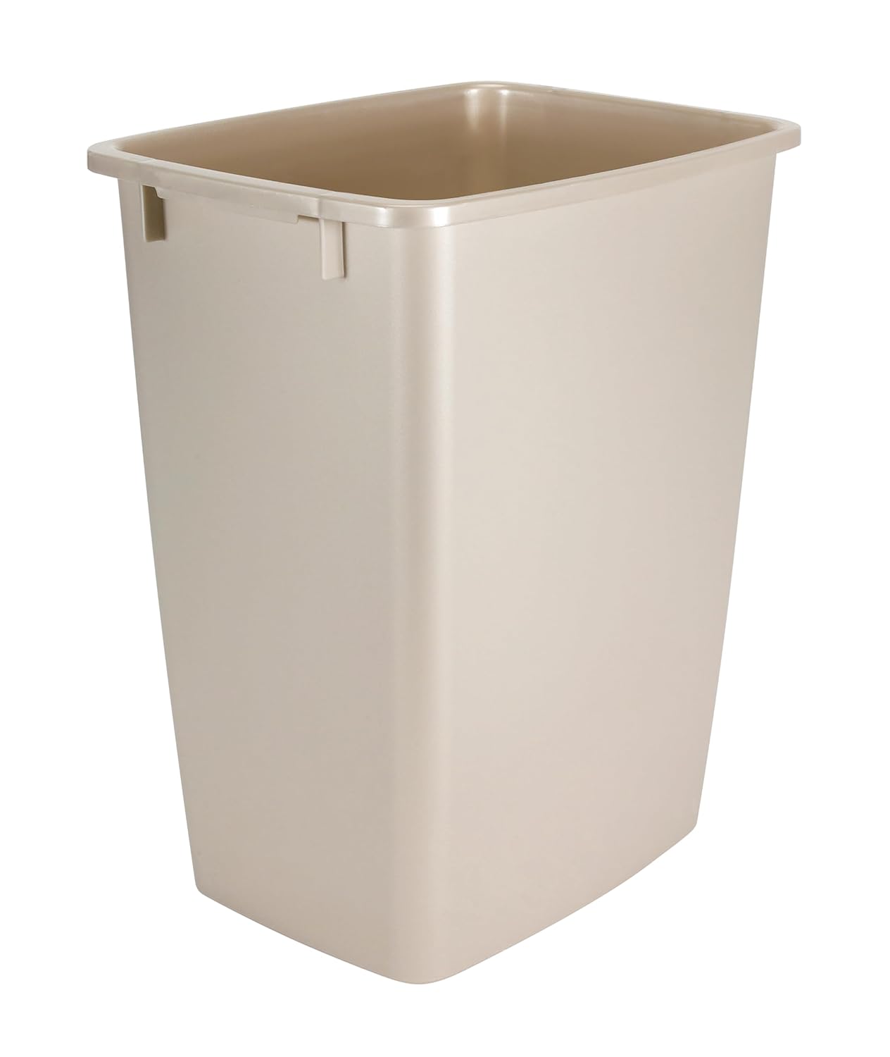 Rubbemaid FG2806TPBISQU Rubbermaid Küçük Çöp Kutusu, 9 Galon, Bej, Plastik Çöp Kutusu/Mutfak için Çöp Kovası/Banyo için Lavabo Altı/Masa/Tezgah/Dolap, 21 litre, Bisque