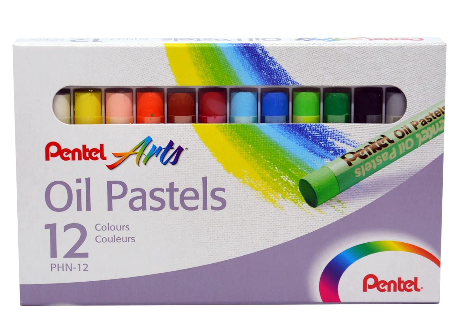 Pentel Yağlı Pastel 12 Renk