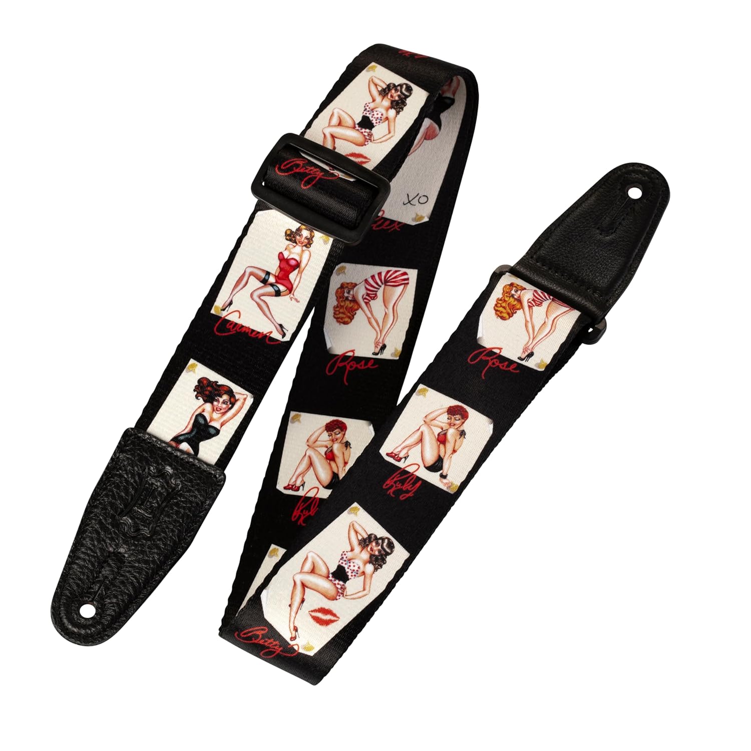 Levy's Leathers 5 cm Polyester Gitar Askısı, Orijinal Sanatçı Tasarımlı