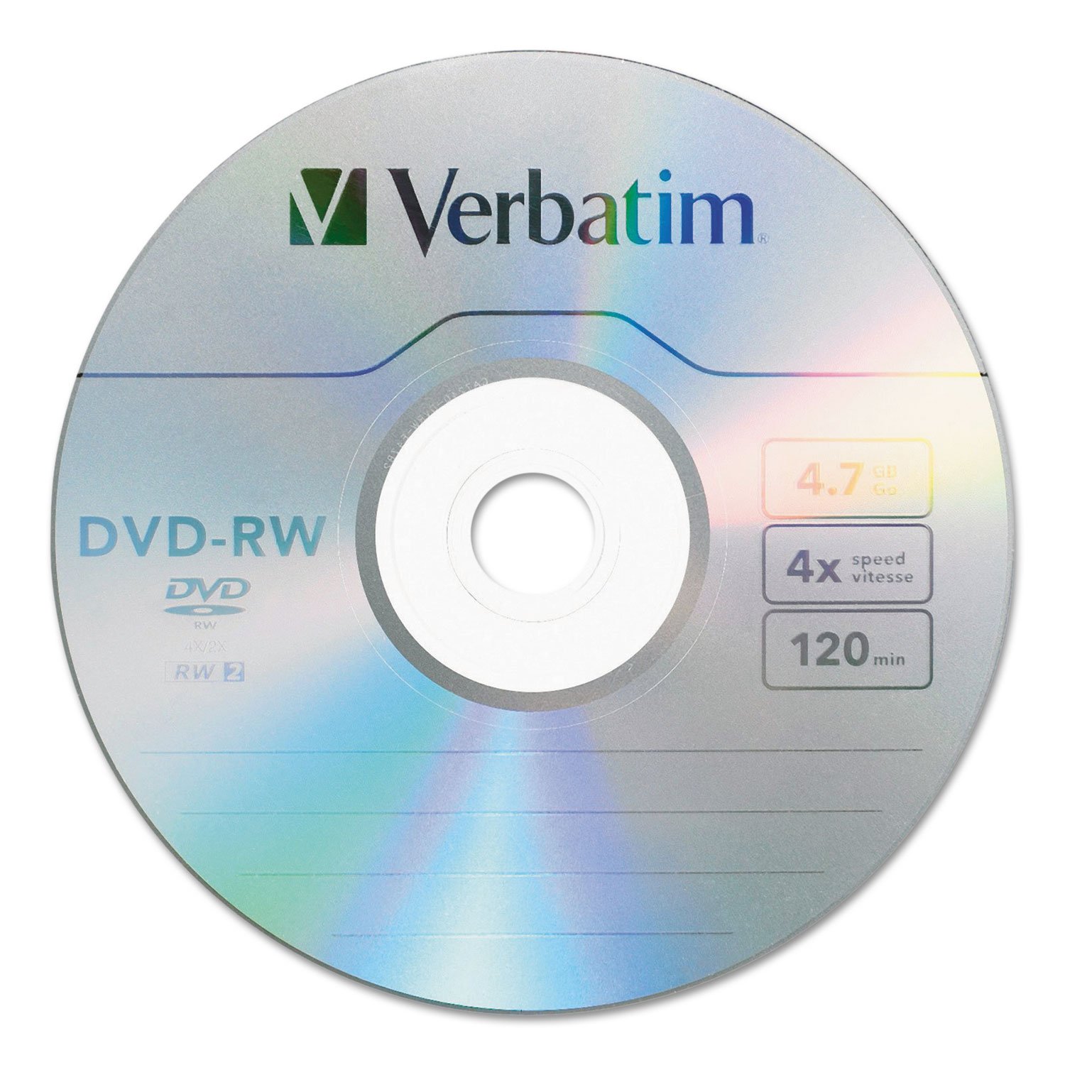 Verbatim DVD-RW 95179 boş diskler (4,7 GB, 4 x yazılabilir, 30 adet mil)
