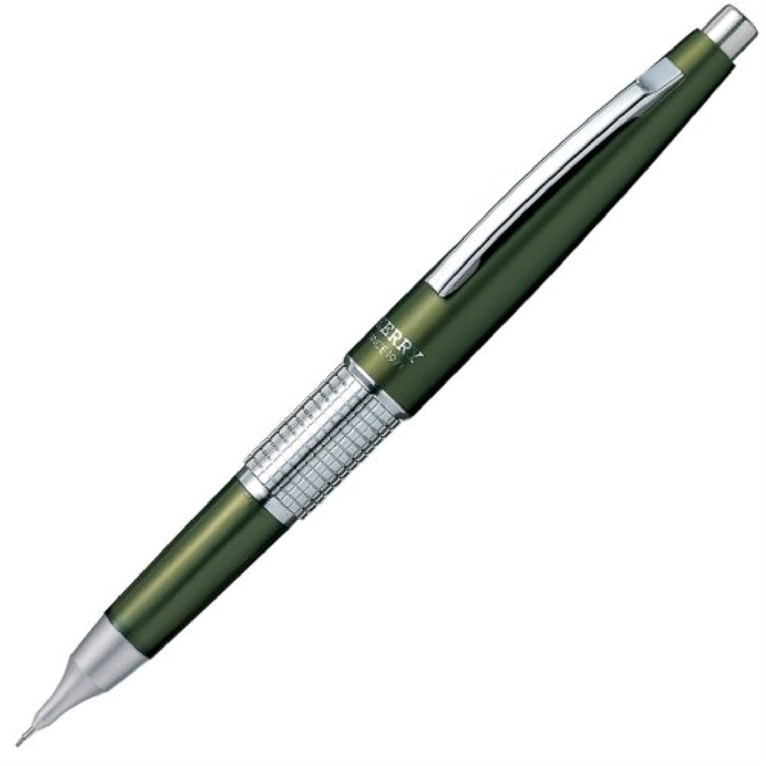 Pentel Kerry P1035 basmalı kurşun kalem, 0,5 mm, zeytin yeşili