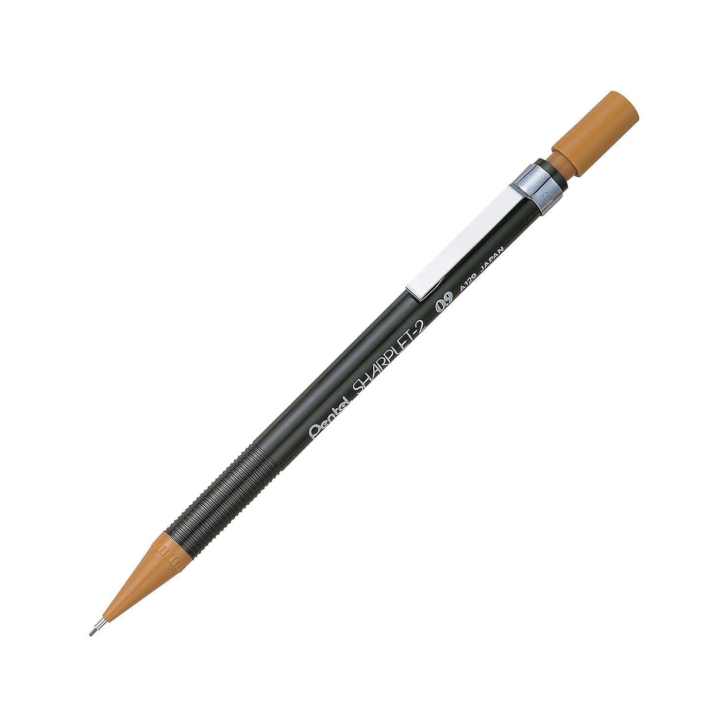 Pentel Sharplet-2 A129-E Mekanik Kurşun Kalem, 0.9mm, Siyah,Kahve