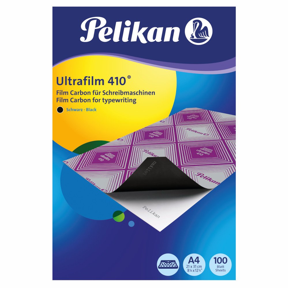 Pelikan 410 Ultrafilm Siyah Plastik Karbon(100Lü) - PL404483CRSI