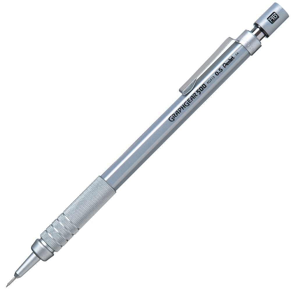 Pentel Graphgear 500 Teknik Çizim ve Yazı İçin Mekanik Kurşun Kalem, 0.5 mm, Orijinal Kutusunda