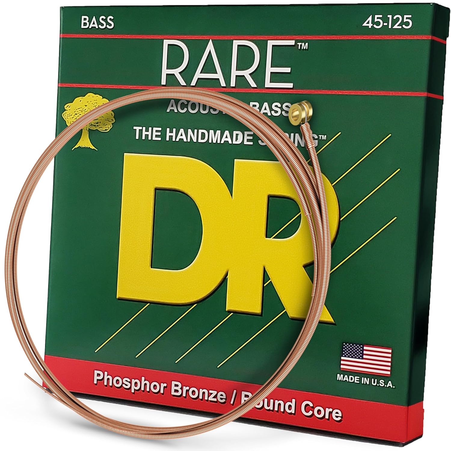 DR Strings Nadir Fosforlu Bronz Akustik5 Yaylı Bas 45-125