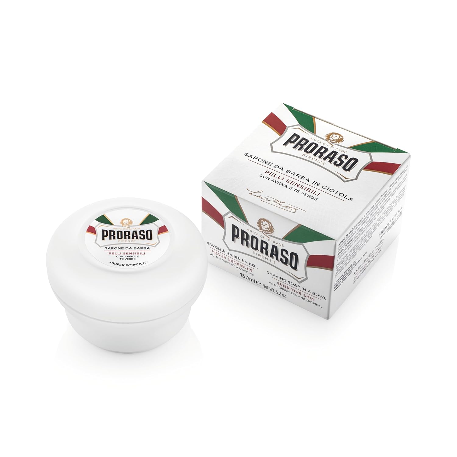 Proraso Tıraş Sabunu - Yeşil Çay Ve Yulaf Özlü, 150 Ml