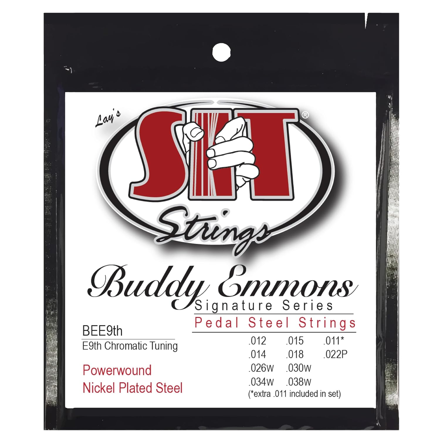 SIT Strings Buddy Emmons İmzalı Pedal Çelik Gitar Telleri - Model BE-E9TH