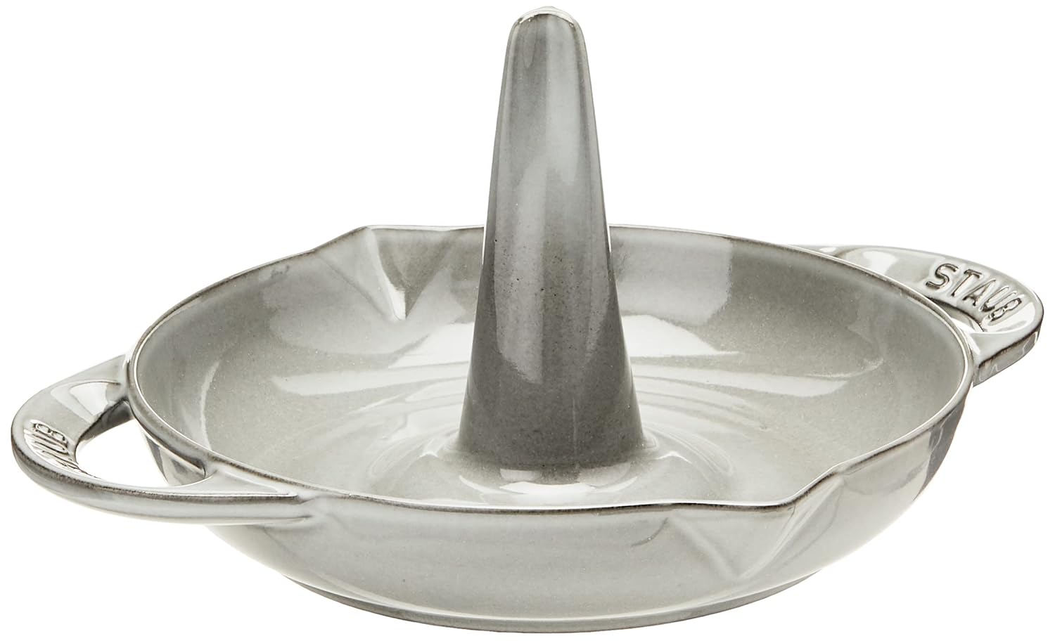 STAUB tavuk kızartma tavası 24 cm, dökme demir, indüksiyonlu ocaklara uygun, grafit gri, 26,2 x 22,2 x 11,5 cm