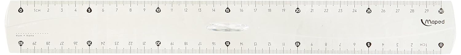 MAPED 146109 30 cm TRIPLE DESİMETRE PLASTİK CETVEL