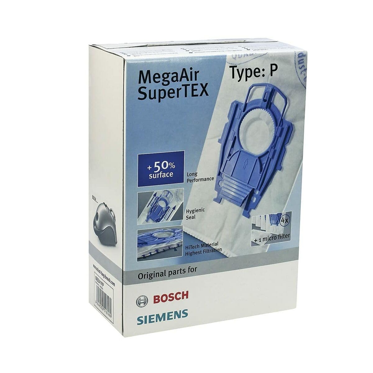 BBZ41FP Elektrikli Süpürge Torbası 468264 Bosch için tasarlanmış