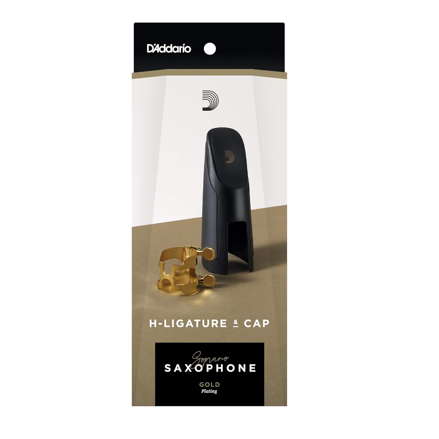 D'Addario RICO H-Blattschraube und Kapsel für Sopransaxophon, vergoldet