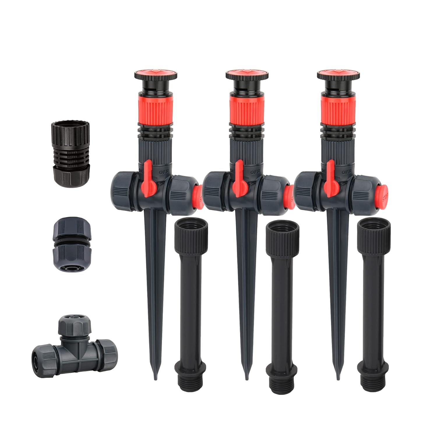 Eden Çok Ayarlanabilir Esnek Tasarım Uzantılı Bahçe Fıskiyesi, 9 parça, Set