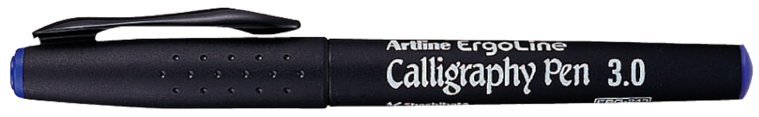 Artline Ergoline Calligraphy Pen 3.0 Kaligrafi Kalemi, 3.0 mm, Mavi