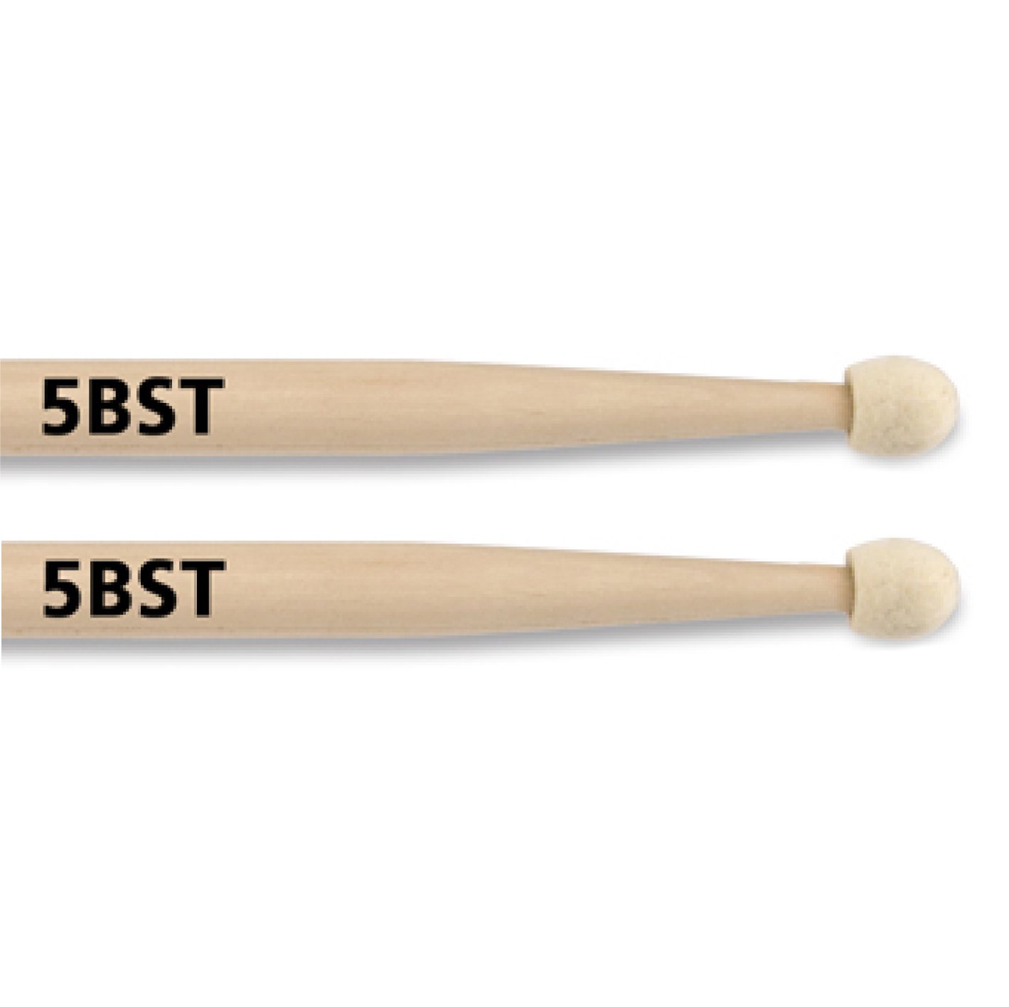 Vic firth Baget(Çift) 5B Soft Touch (Keçe Uç), Hıckory, 0.59
