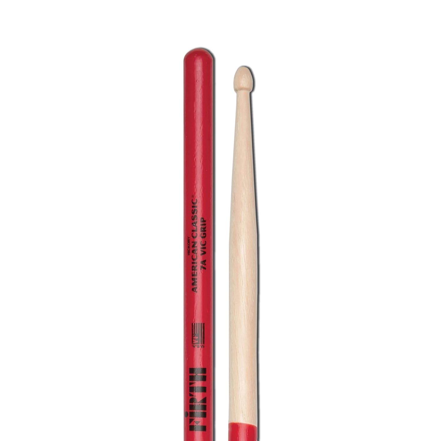 Vic firth Baget (Çift) Vıc 7A Grıp, Hıckory, 0.540"X15 1/2",