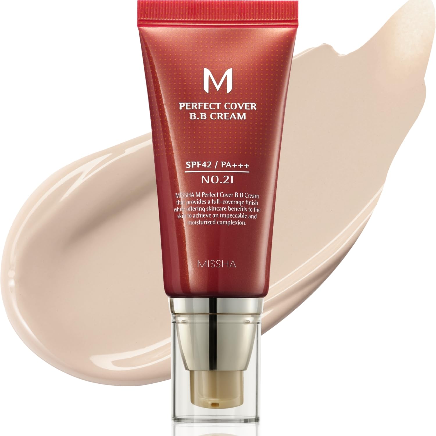 MISSHA Yoğun Kapatıcılık Sunan Nemlendirici BB Krem 50ml M Perfect Cover B.B Cream ExSPF42/PA+++ No: 21