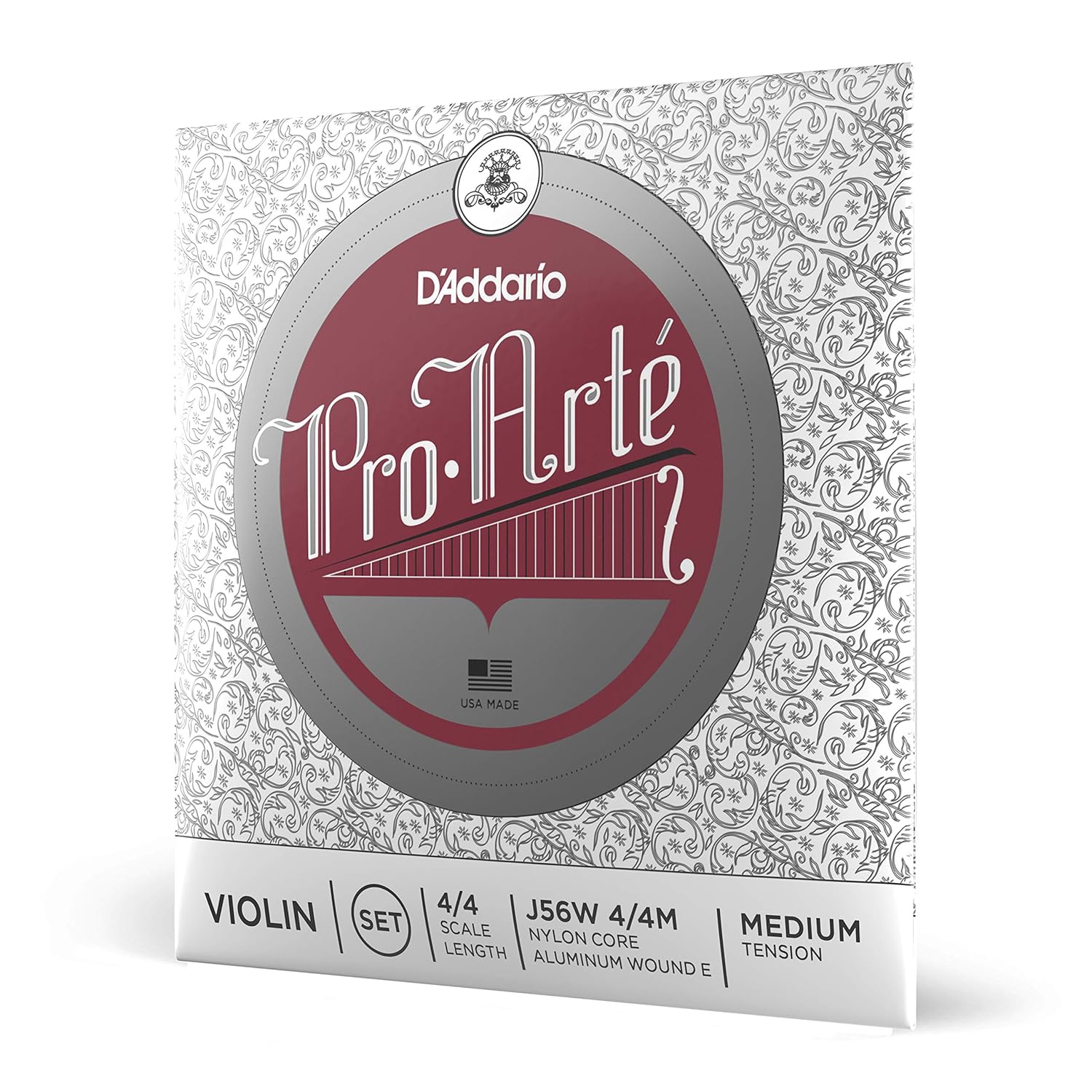 D'Addario Pro-Arte Keman İp Seti, Yara E, 4/4 Ölçekli, Orta Gerilim