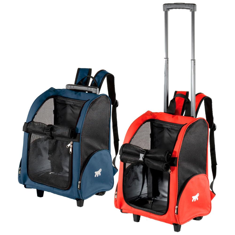 Ferplast Trolley Çekçekli Köpek Taşıma Çantası Kırmızı