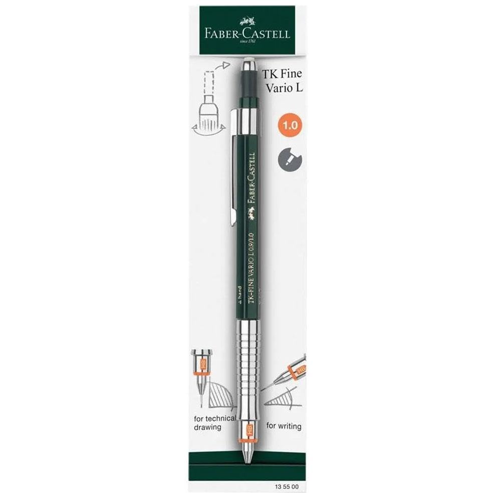Faber-Castell Versatil Kalem, 0.9 mm, Silgili, Yeşil