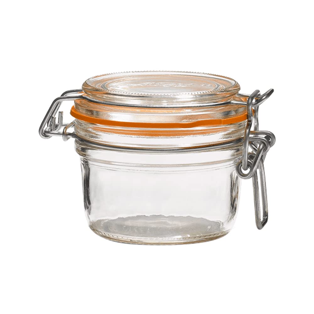 Le Parfait Super Terrines Klipsli/Contalı Cam Kavanoz 125 ml (6 Adet)
